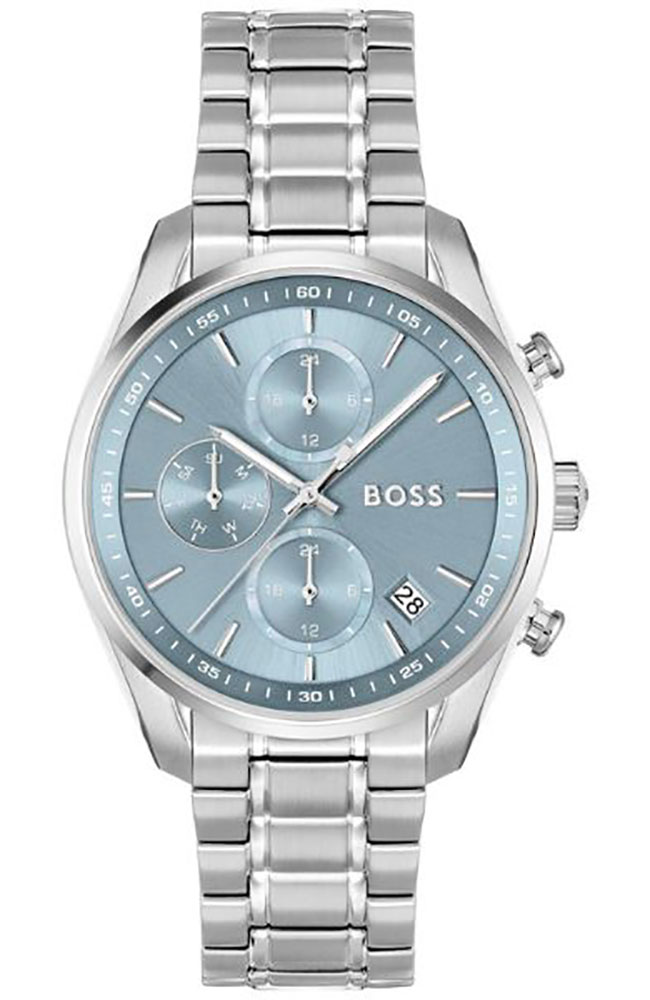 Boss Grand Tour Multifunction Silver Stainless Steel Bracelet 1502767