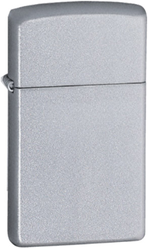 Zippo Satin Chrome Slim 1605