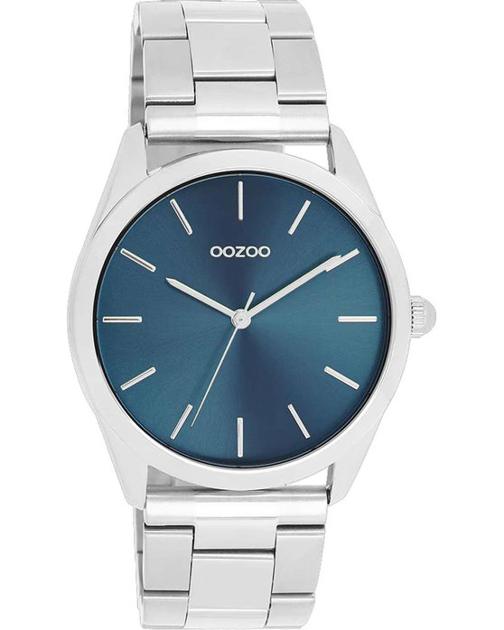 Oozoo Timepieces Silver Stainless Steel Bracelet C11428