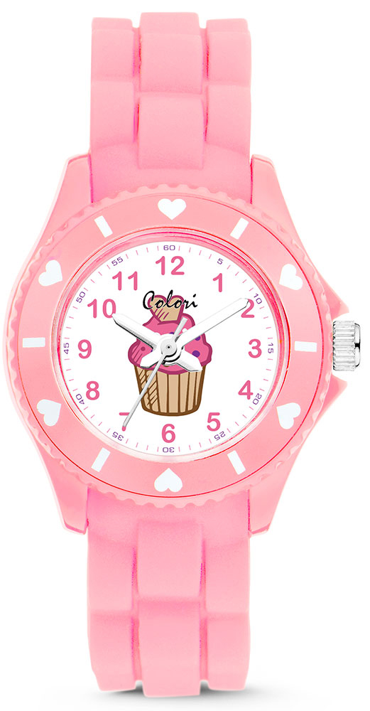 Colori Kids Rubber Strap Pink CLK119