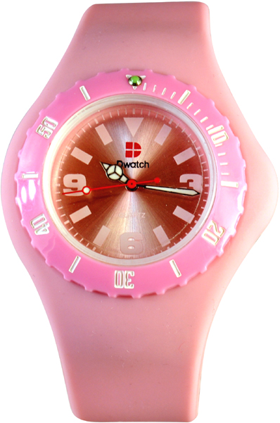 D-Watch Pink Silicone Strap YL-SP022 PINK