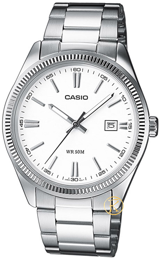Casio Men's Collection Neobrite White Dial MTP-1302PD-7A1VEF