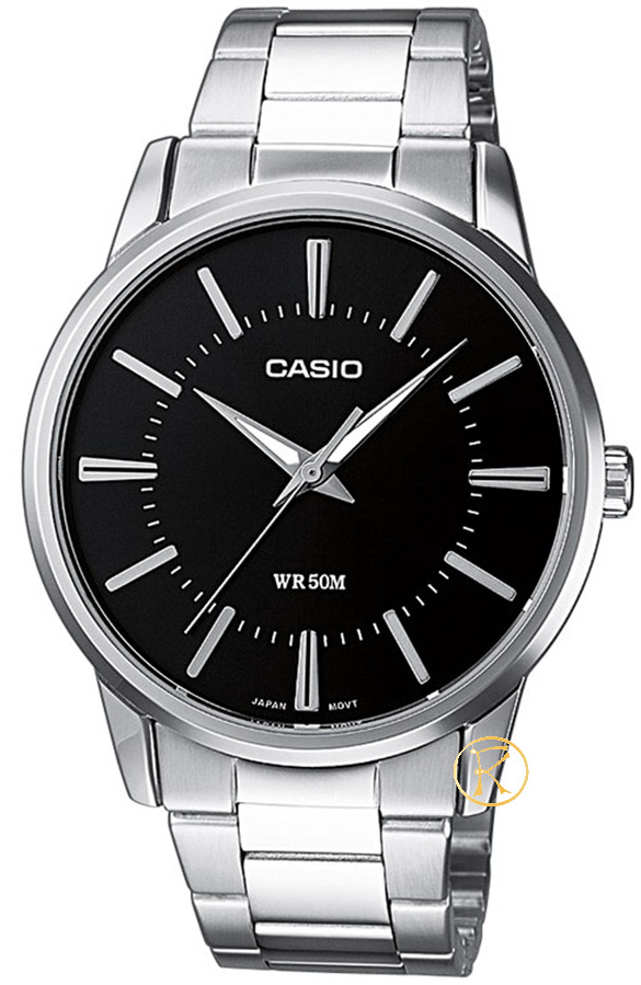 Casio Men's Collection Neobrite Black Dial MTP-1303PD-1AVEF