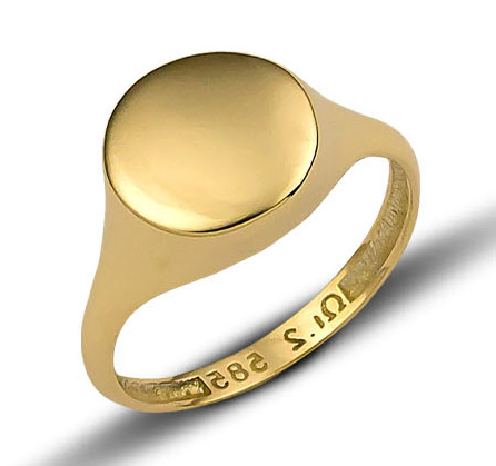 Χειροποίητο χρυσό δαχτυλίδι RN10719