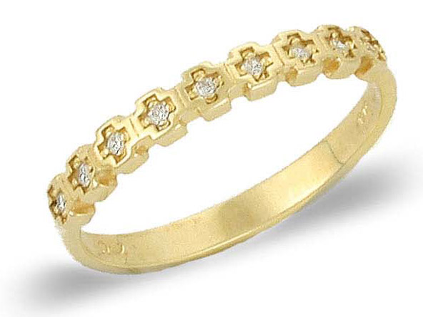 Χειροποίητο χρυσό δαχτυλίδι RN11402