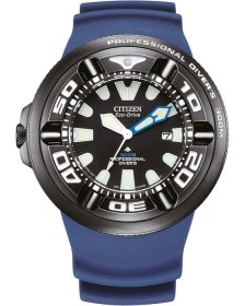 Citizen Promaster Eco-Drive Divers Blue Rubber Strap BJ8055-04E