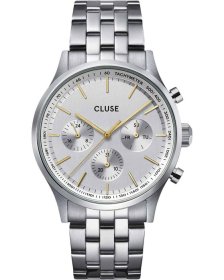 Cluse Antheor Silver Stainless Steel Bracelet CW21010