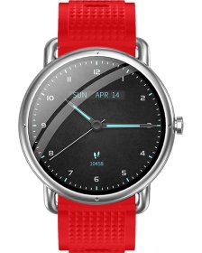 DAS.4 SG65 Smartwatch Red Silicone Strap 75077