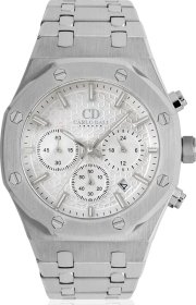 CARLO DALI Royal Chronograph Silver White Watch CD.WA.0051.0157.WH.01