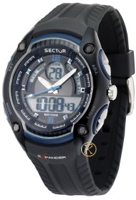 Sector Expander Street Black Rubber Strap R3251574003