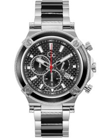 Guess Collection Cable Sport Chronograph Two Tone Stainless Steel Bracelet Y89001G2MF