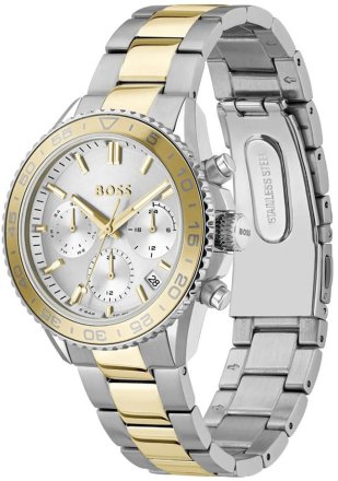 Boss Runner Multifunction Two Tone Stainless Steel Bracelet 1502756