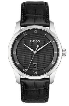 Hugo Boss Principle Black Leather Strap 1514122