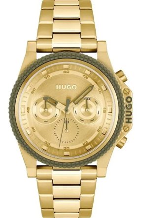 Hugo Boss Brave Multifunction Gold Stainless Steel Bracelet 1530349