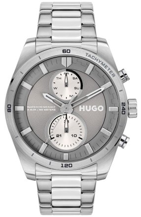 Hugo Boss Fast Multifunction Silver Stainless Steel Bracelet 1530372