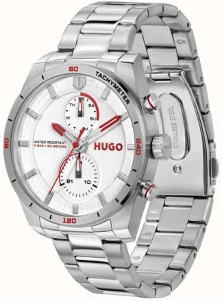 Hugo Boss Fast Multifunction Silver Stainless Steel Bracelet 1530373