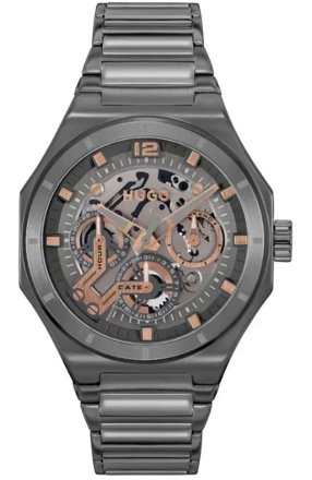 Hugo Boss Grail Multifunction Anthracite Stainless Steel Bracelet 1530378