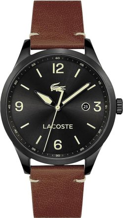 Lacoste Traveler Brown Leather Strap 2011106