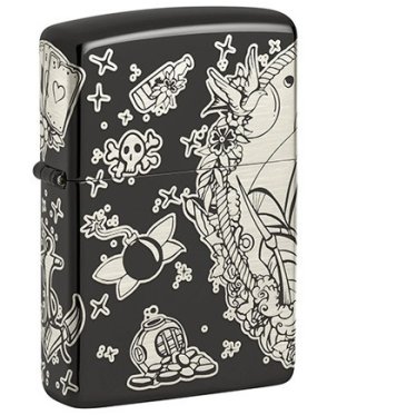 Zippo Pirates Treasure Design 48398