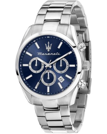 Maserati Attrazione Chronograph Silver Stainless Steel Bracelet R8853151005