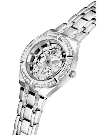 Guess Allara Crystals Silver Stainless Steel Bracelet GW0604L1