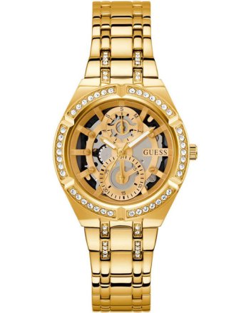 Guess Allara Crystals Gold Stainless Steel Bracelet GW0604L2