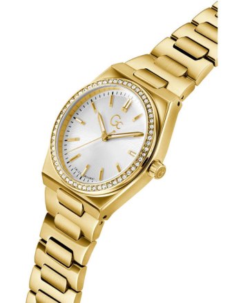 Guess Collection Prodigy Crystals Gold Stainless Steel Bracelet Z38002L1MF