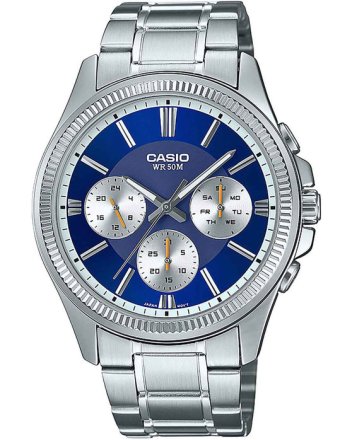 CASIO Collection Silver Stainless Steel Bracelet MTP-1375PD-2A1VEF