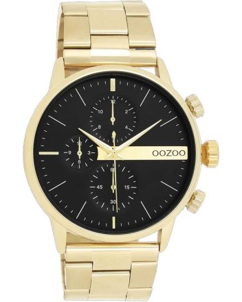 Oozoo Timepieces Gold Stainless Steel Bracelet C11411