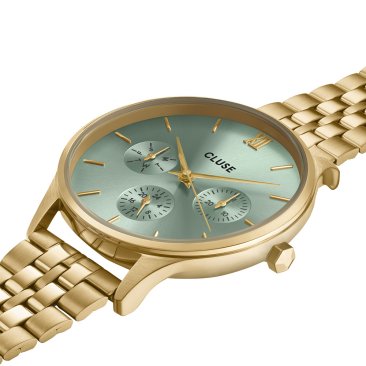 Cluse Minuit Multifunction Gold Stainless steel Bracelet CW10709