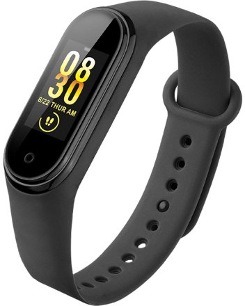 DAS.4 CN40 Fitness Tracker Black Silicone Strap 50241