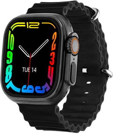 DAS.4 SU09 Smartwatch Black Silicone Strap 65045