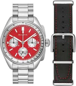 Bulova Mens Watch Lunar Pilot Chronograph Special Set 96K115