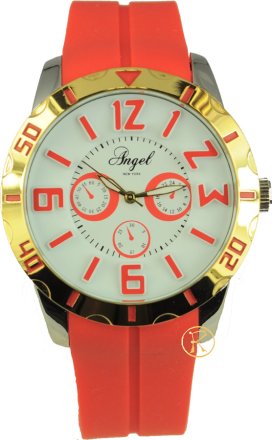 ANGEL New York Red Rubber Strap AR.2004/R