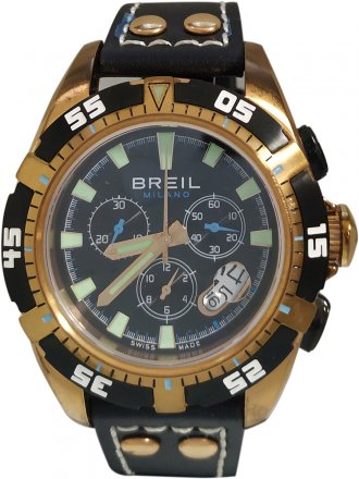 BREIL Black Leather Strap BW0410