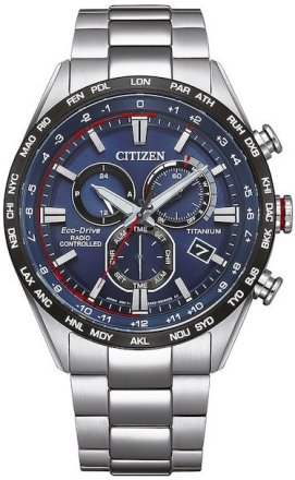 Citizen Eco-Drive Radio Controlled Mens Titanium Bracelet CB5945-85L