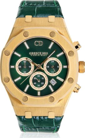 CARLO DALI Greece 2021 Chronograph Leather Gree Limited CD.WA.0172.0282.CH.02