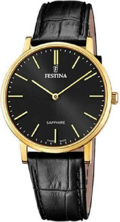 Festina Black Leather Strap F20016/3