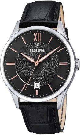 Festina Black Leather Strap F20426/6