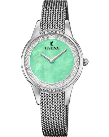 Festina Crystals Silver Stainless Steel Bracelet F20494/6