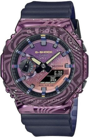 Casio G-Shock Blue Rubber Strap GM-2100MWG-1AER