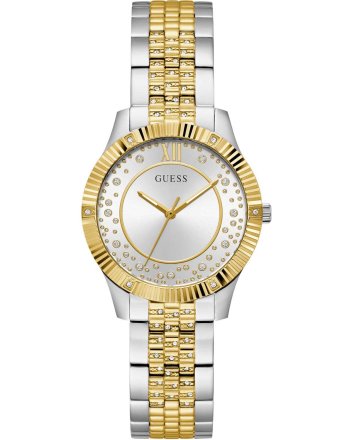 Guess Starstruck Zircons Two Tone Stainless Steel Bracelet GW0765L1