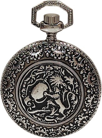 Quartz Silver Plated pocket watch Q61513