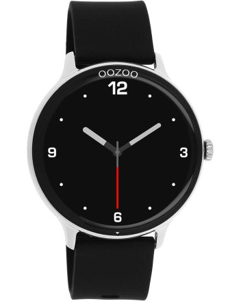 Oozoo Smartwatch Black Silicon Strap Q00130