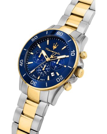 Maserati Competizione Chronograph Two Tone Stainless Steel Bracelet R8873600006