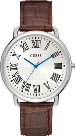 GUESS Brown Leather Strap W1164G1