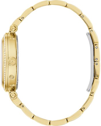 Guess Collection Prime Chic Crystals Gold Stainless Steel Bracelet Y78002L1MF