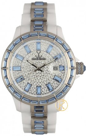 KOSTARELOS GK Toy Watch TOY WATCH Gems Crystal White