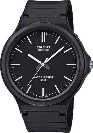 CASIO Collection Black Rubber Strap MW-240-1EVEF