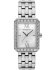 Vogue ctagon Zircons Silver Stainless Steel Bracelet 613783